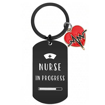 Подарки для медсестер Брелок для ключей, подарки практикующей медсестре, Подарки для студентов-медсестер, подарки для фельдшера, подарки для будущей медсестры Брелок для ключей