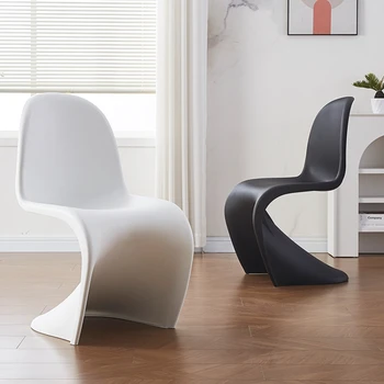 Креативный пластиковый обеденный стул в стиле Арт, простая гостиная, Легкие Роскошные обеденные стулья, Модное кресло для отдыха на кухне, мебель для дома
