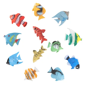 Игрушки с животными, мини-фигурки тропических рыб, поделки, фигурки обучающегося ребенка